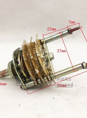 K2Z-2中型空心套轴开关直径6MM圆轴波段开关切换开关3刀10位