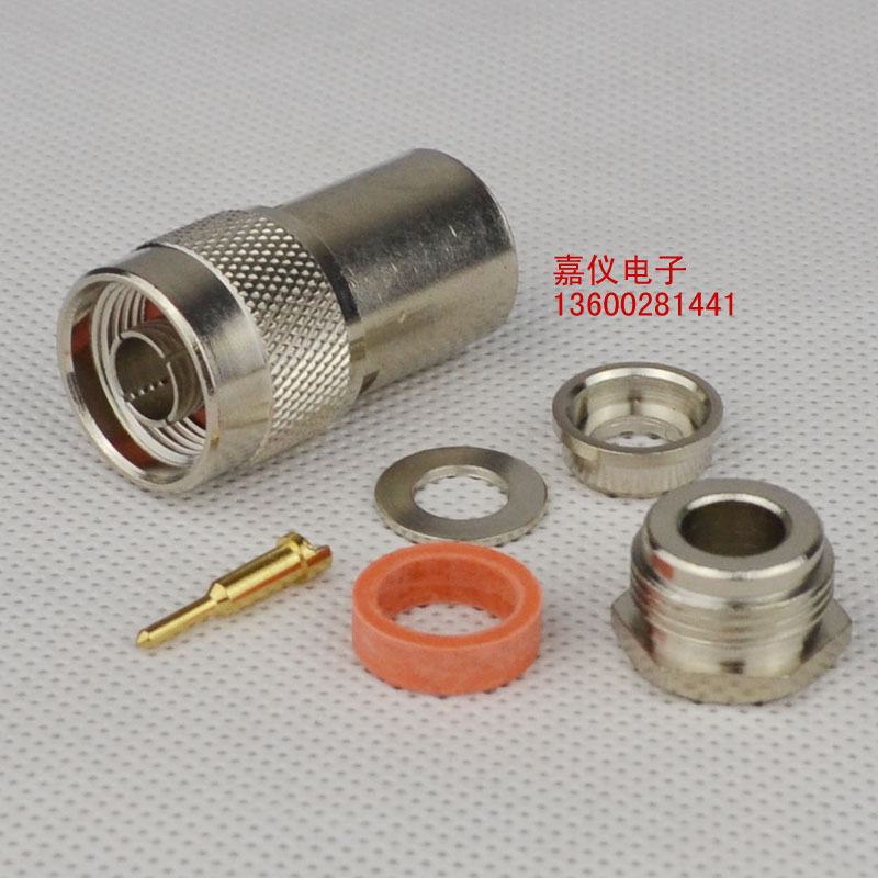 N头高频同轴连接器 N-J-3-5-7 N公头七件套 L16公头铜材馈线接头