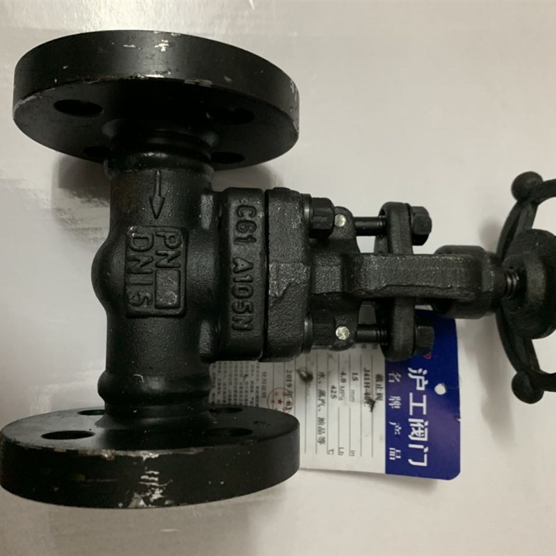 J41H-PN16/25/40/64/100C锻钢高压法兰截止阀DN15 20 25 32 40 50