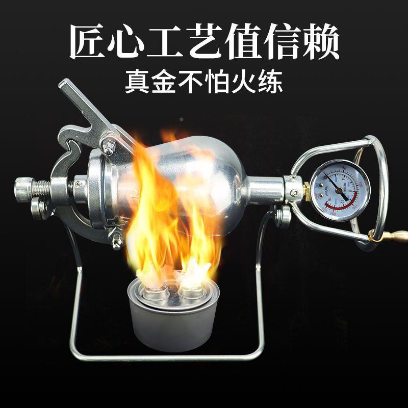 小型304不锈爆米花机器用一家夜富送礼HBU钢手摇爆老式粮食放大器