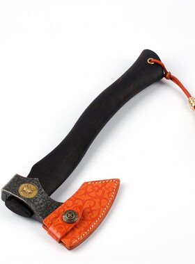 EDC户外维京战斧手斧砍树劈材露营小钢斧合金钢铸锻造HRC55度