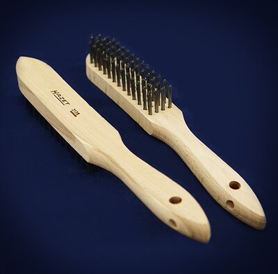 包邮德国HAZET哈蔡特进口不锈钢钢丝刷除锈刷抛光刷清洁刷子