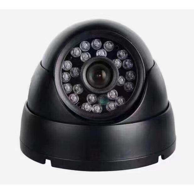 高清模拟红外车载金属24灯半球摄像头宽电压9-36V车载专用