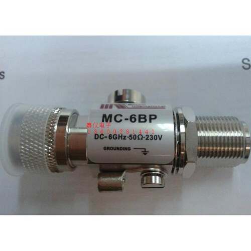 天馈避雷器L16公/母型避雷器N-JK型 MC-6BP DC-6GHZ 230V 50欧姆