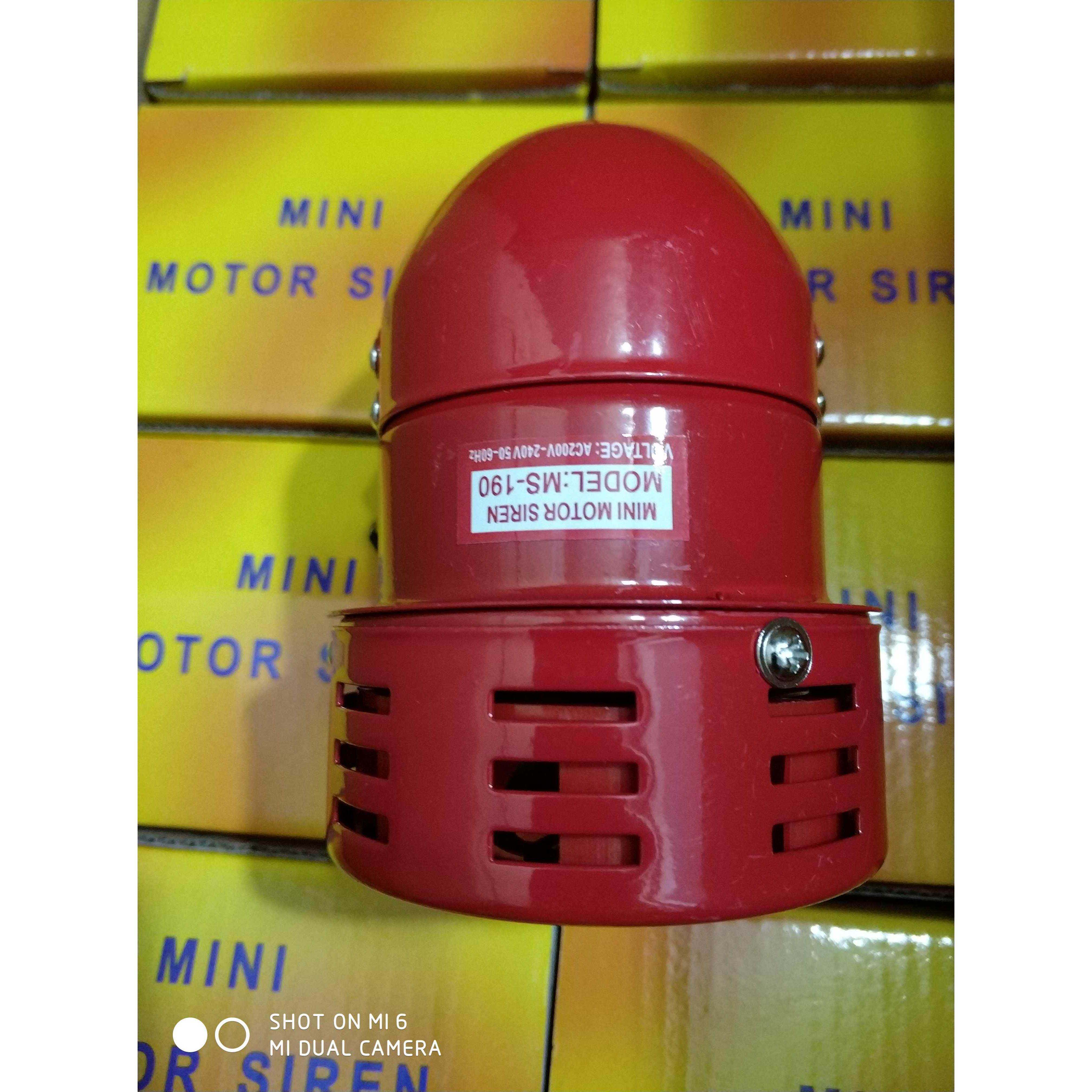 风螺警报ms一190马达蜂呜器12v24v220V农场高功率电动隔音警报器