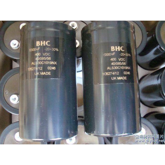 英国BHC原装拆机 6300UF 400VDC(音频用)螺丝脚发烧电解电容