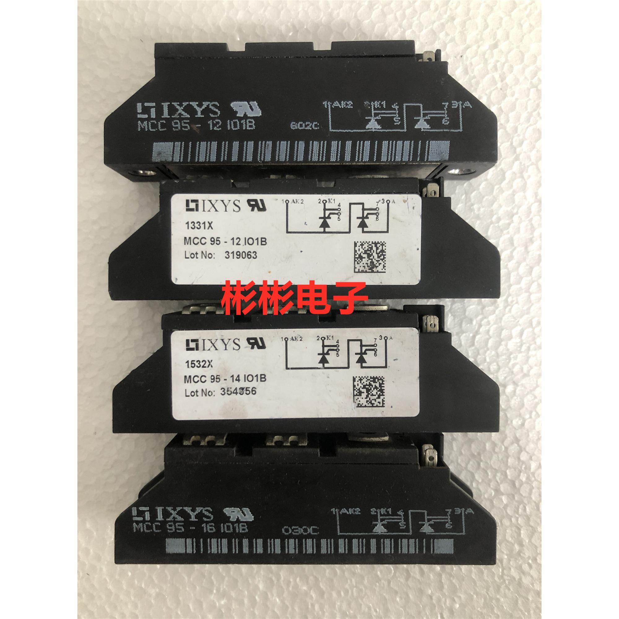 IXYS进口拆机可控硅模块MCC95-16IO1B MCC95-12IO1B MCC95-18I01B