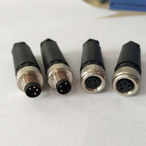 防水航空插头M8连接器 M83P 4P针孔 四芯三芯 传感器接头母头公头