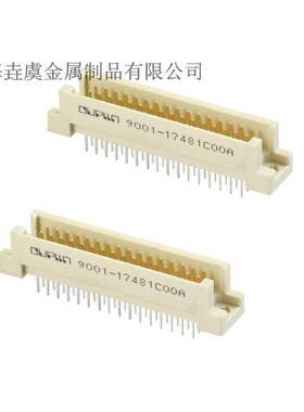 欧式插座 间距2.54MM 9001-17481C00A 3*16PIN 3排16P 348直针