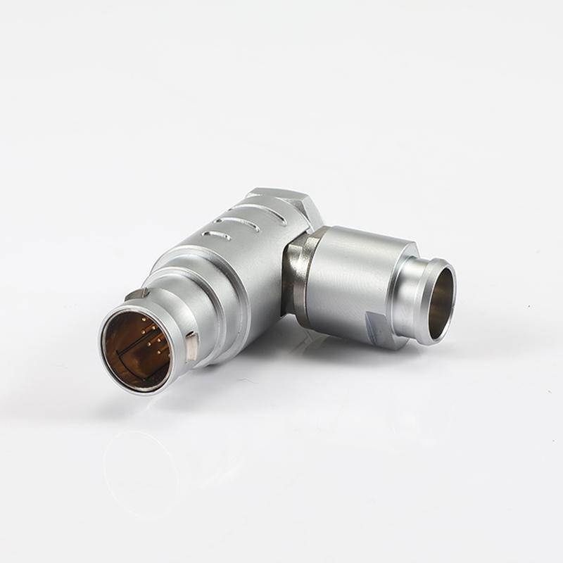 长方捷L型弯头FHG 0B 1B 2B 3 4 5 6 7 8 10 16芯精密连接器公头