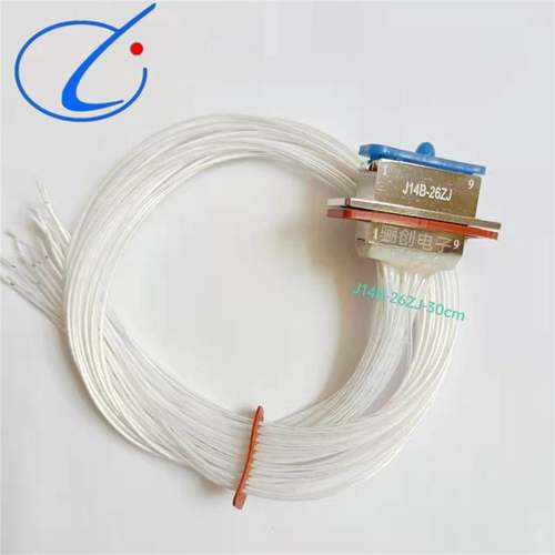 J14B-26ZJ-0.5M/J14B-26TK矩形连接器带线线长可定制插头插座公母