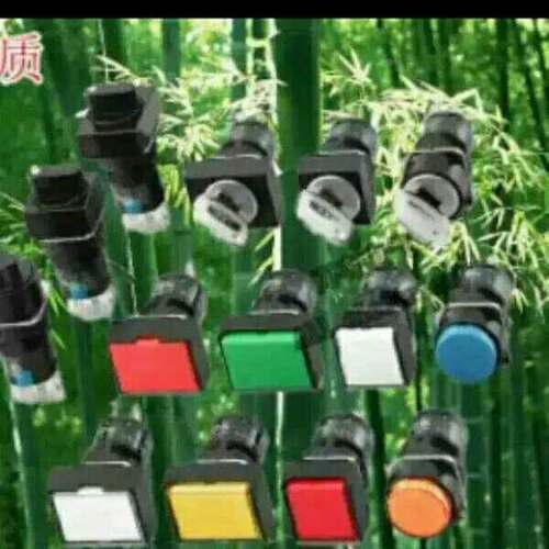A16系列引进按钮开关 自复位钮 AB6Y-M AB6F-M,AB6J-M 3脚LAS1