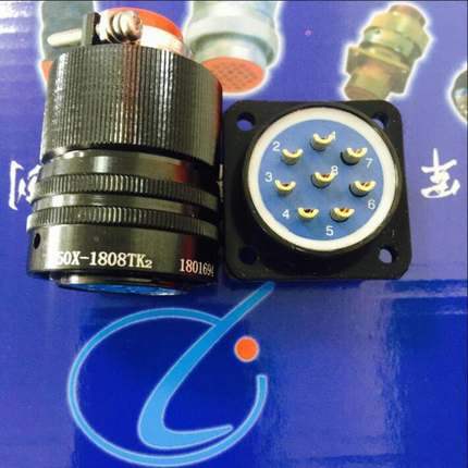 Y50X-1824TJ6/1824TK6/Y50X-1824ZJ14/1824ZK14插头座24芯 连接器