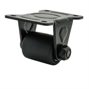 NQ万向脚轮1.5寸尼龙轮K加厚加宽孔距75×45重型脚 D38 CDK11