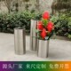 款 落地圆柱 客厅盆 仿真 园林园艺桶 绿植盆 拉丝圆筒