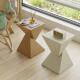 北欧风创意小边几民宿沙发镁泥小茶几轻奢高级感侘寂客厅户外复古