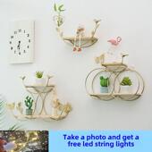 餐桌 创意可爱 墙壁 卧室装 无打孔 挂钩墙 储物架 饰墙 斯