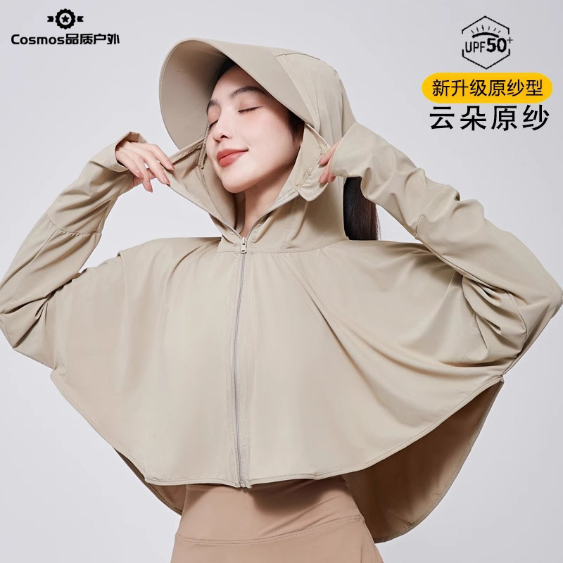 德国防晒衣女款2026新款夏季防紫外线冰丝防晒服罩衫户外骑行薄款