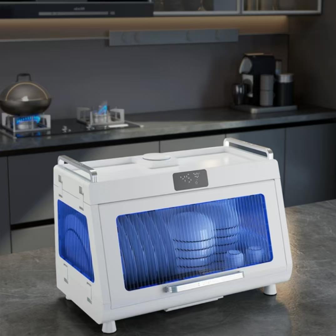 新款消毒碗柜家用小型家庭碗筷架餐具消毒柜紫外线碗碟收纳沥水架