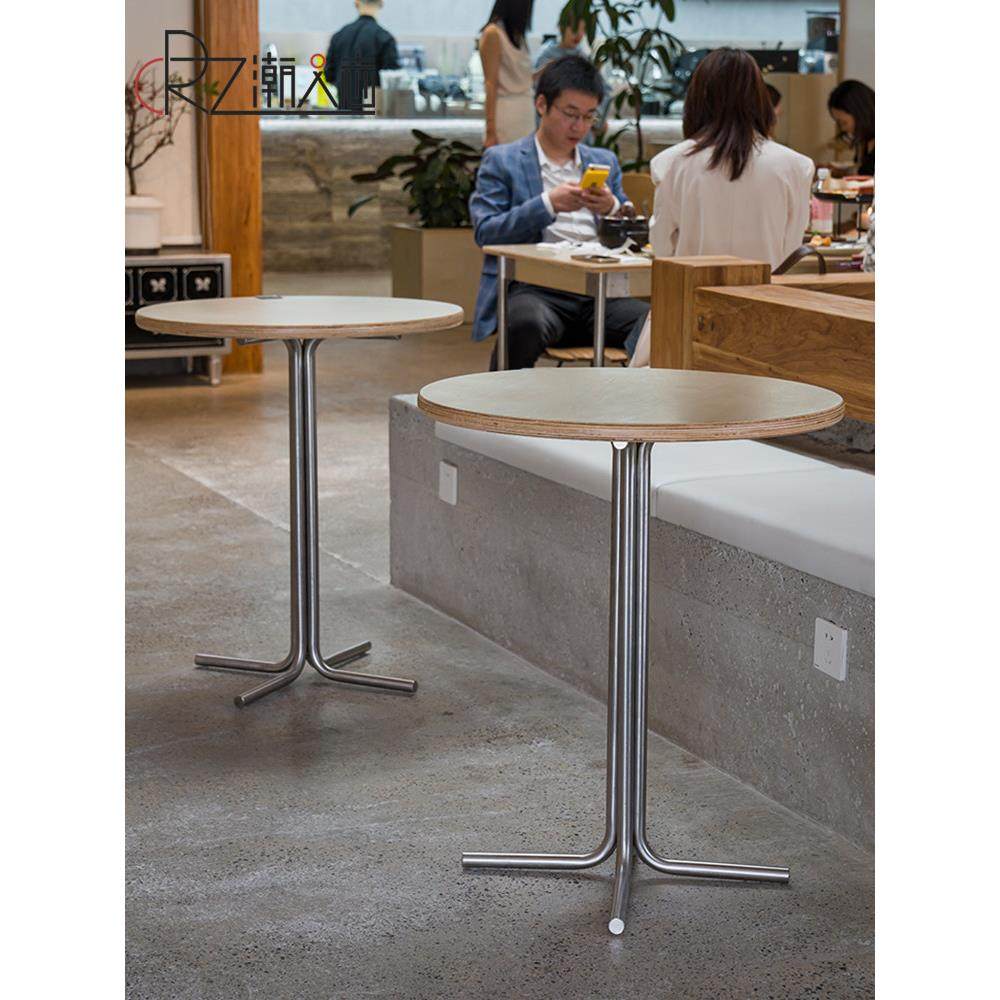 斯堪的纳维亚桦木海洋板桌网红餐桌简单现代谈判咖啡桌家庭小公寓,住宅家具,板木餐桌,淘宝优惠券,粉丝福利购,淘宝优惠卷