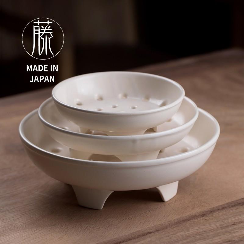 配合6789号土锅。日本制进口万古烧专用蒸格陶瓷蒸屉蒸盘蒸菜篦子