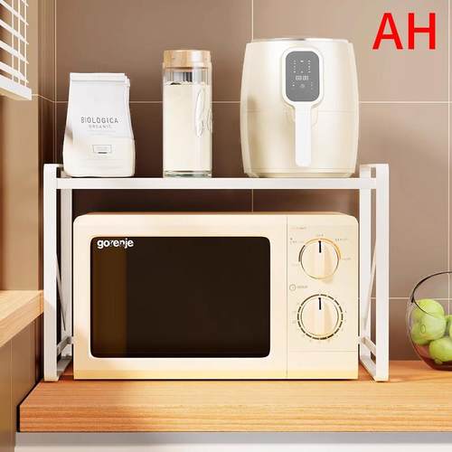 微波炉置物架专用电饭煲烤箱收纳架空气炸锅碗盘碗碟储物架调料架