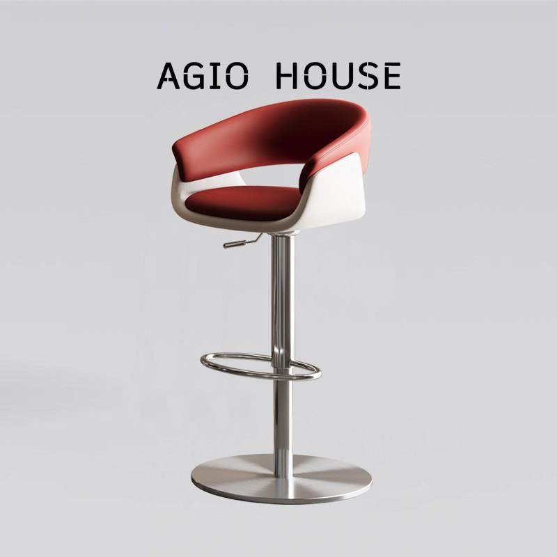 不锈钢吧台椅轻奢简约家用靠背高脚凳酒吧椅前台收银岛台旋转吧椅,住宅家具,家用高脚椅,淘宝优惠券,粉丝福利购,淘宝优惠卷