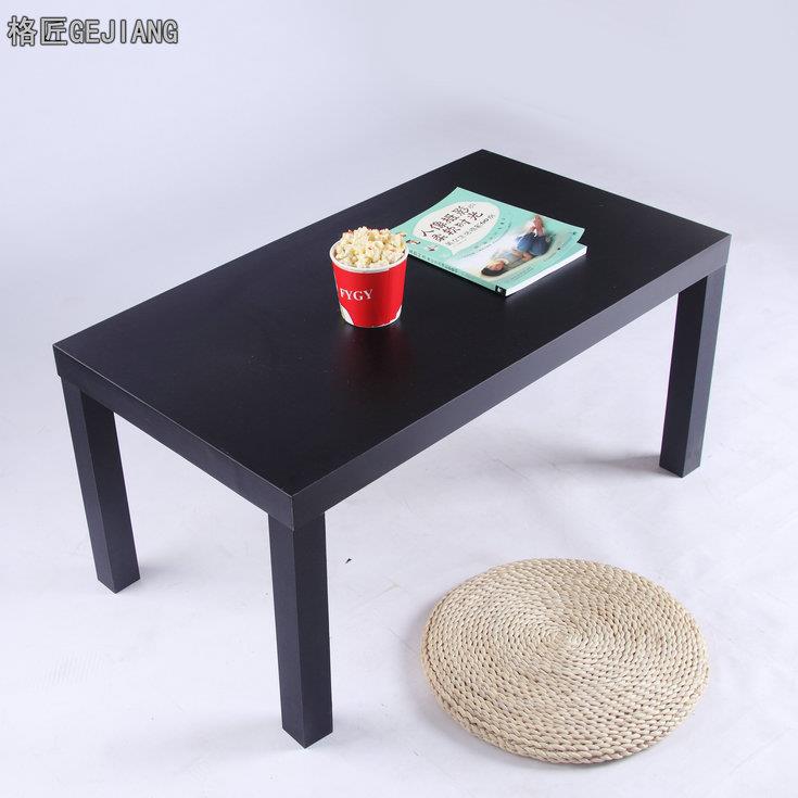 简约黑色小方几桌边桌小桌子四方桌堆头桌超市端架子多尺寸可定制