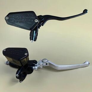 杜卡森dk400机车配件碟煞泵手柄新世纪剑影离合器牛角手把手炳