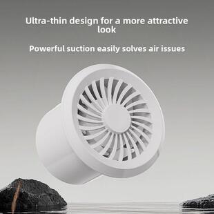 排气扇浴室通风扇家用壁挂式浴室厨房排气扇圆形排气扇强力静音