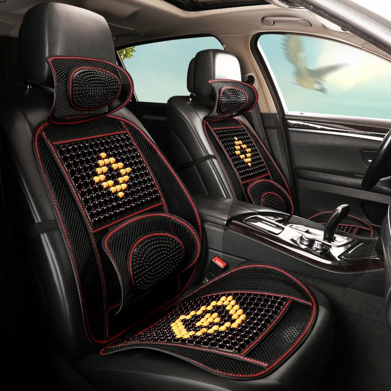 夏季面包车司机座椅垫小车驾驶位透气护腰靠垫坐垫靠背一体带腰托