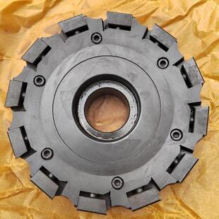 单压块面铣刀盘100/125/160 免调节合金刀片 可转位75/90度铣刀盘