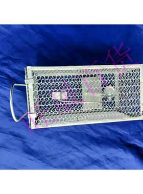 笼门自锁式捕鼠笼白色灰色抓鼠笼14*14*29CM黑色抓猫笼26*26*56CM