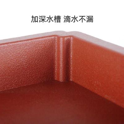 吸水石盆景底盘山水盆景盆上水石盆吸水石托盘假山石头底座长方形