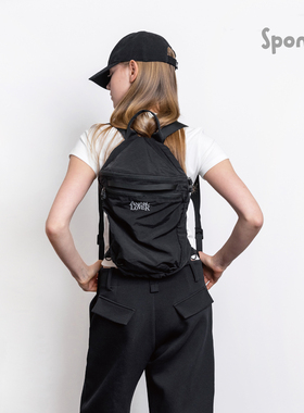 Spongii双肩包动物爱好者黑色双肩包通勤包