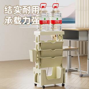 (活动价）家用大容量桌可物移动书架学生边落地办公收纳架书本多