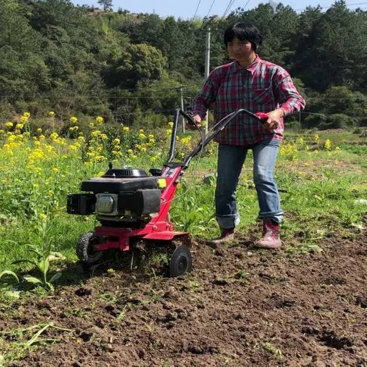 新式海道微耕机汽油小型松土机耕地机旋耕农用机械除草挖地垒德株