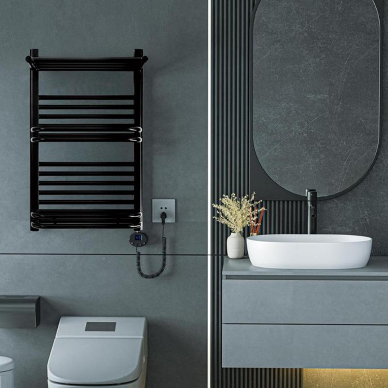 (活动价）电热毛数巾架卫数生间电加热烘棒干一体外置显温控加热