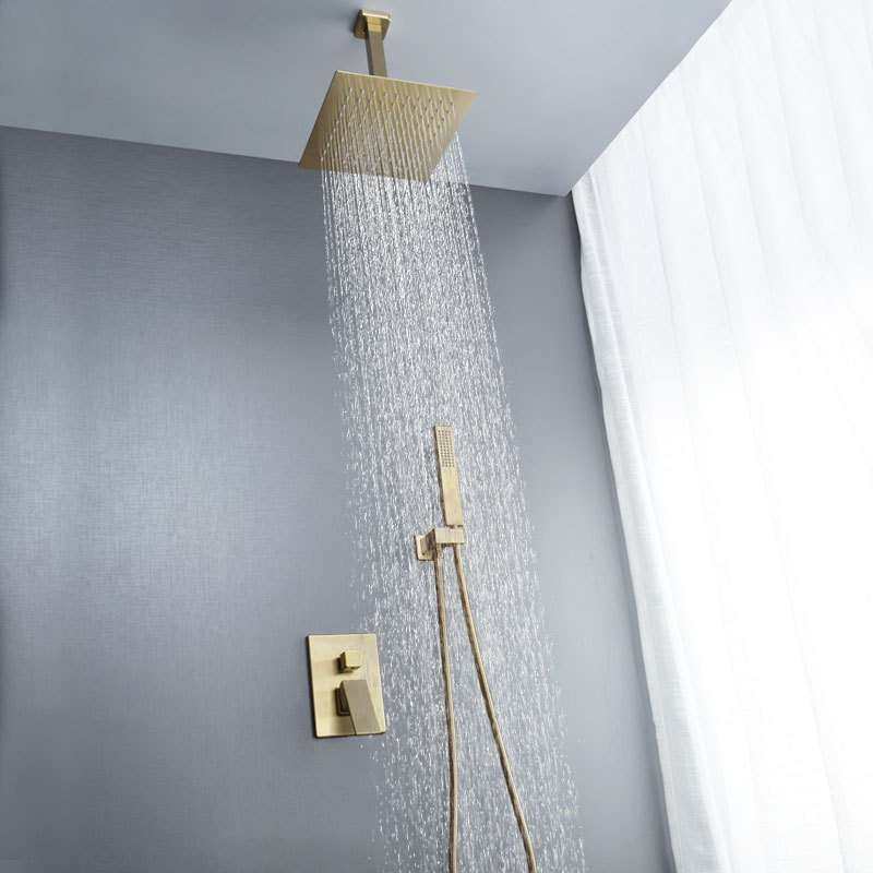 {活动价}欧式简约现代暗装沐浴花洒套装嵌入式浴室卫生间顶喷淋浴