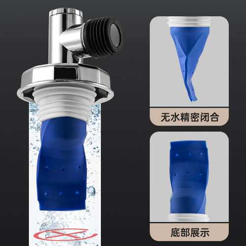 洗衣机地漏通用下水道二合一防溢防臭排水管电镀三通地漏接头