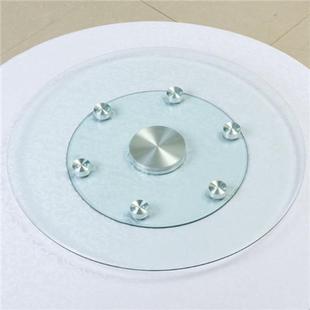 (活动价)餐桌大转玻盘钢化璃家用圆桌底座台面饭桌圆桌钢化玻璃