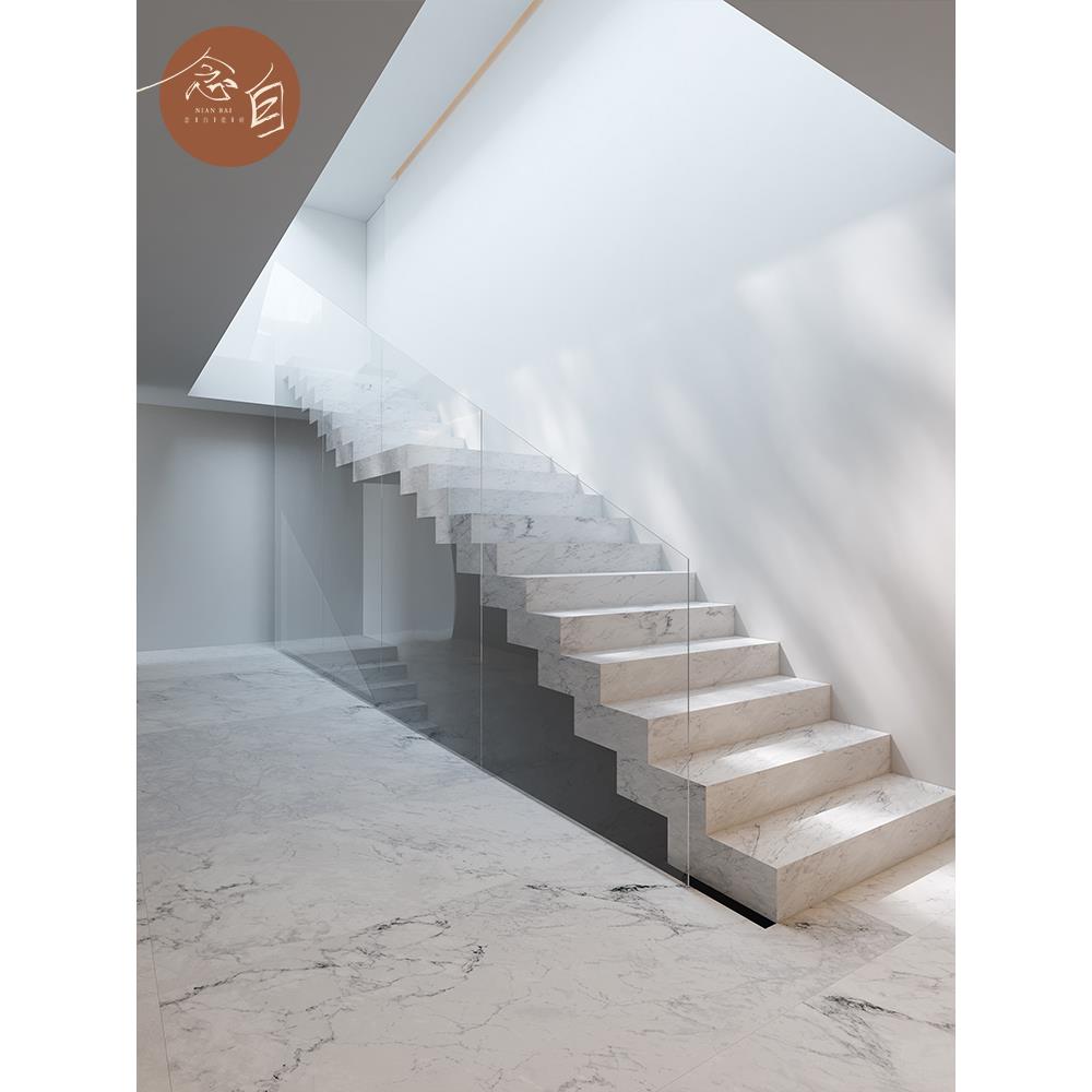 意大利雪花白色瓷砖900X1800客厅防滑大理石地砖厨房浴室墙砖