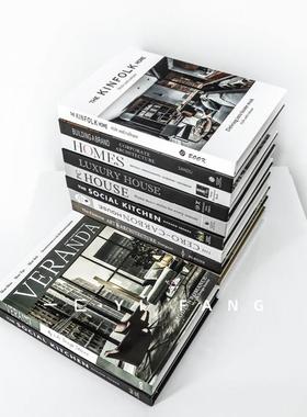 一匚 现代售楼处北欧简约家居仿真书摆件 旅店民宿桌面艺术装饰品