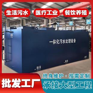 一体化污水处理设备小型农村生活医疗医院养殖屠宰废水气浮机环保