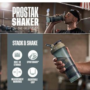 美国Blender Bottle蛋白粉摇摇杯健身运动水杯户外组合搅拌杯22oz