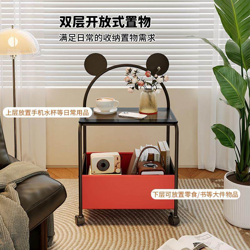 沙发边几可移动客厅迷你茶几零食小推车置物架轻奢高级感边桌带轮,住宅家具,移动边几/推车,淘宝优惠券,粉丝福利购,淘宝优惠卷