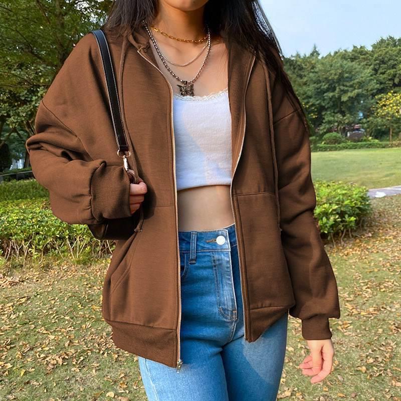 autumn women fleeces tops casual sport ladies jacket coat