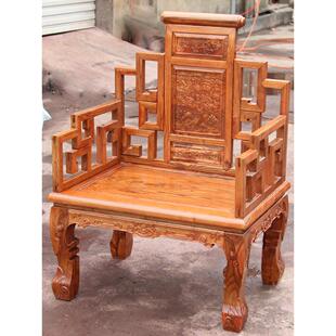 新禅座冥想椅实木龙椅宝座中式覆古法式冥想椅办公椅尚之禅椅