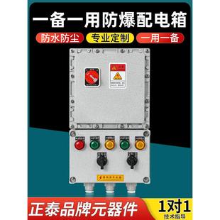 防爆配电箱双水泵控制箱一用一备污水排污泵自动控制柜一控二380V