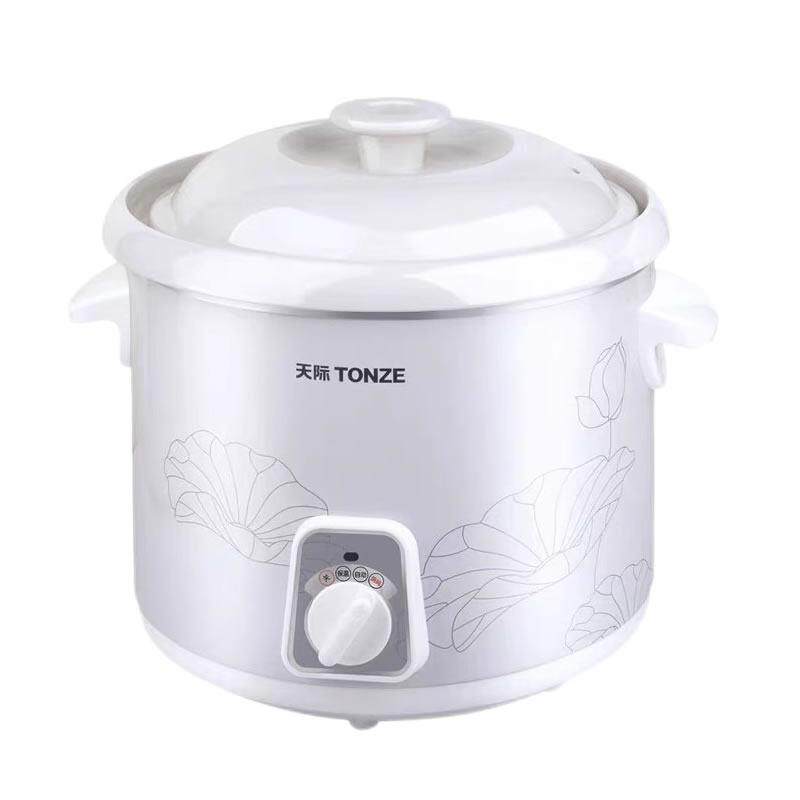 Tonze/天际 DDG-10N电炖锅 白瓷熬粥煮粥煲汤陶瓷养生文火慢炖锅